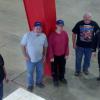 Bobby Davis, Chris Jensen, Ray Green, Glenn Carson, and myself at the trailer.