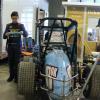 Mike Hurst, Gage and Brian after Gage's Saturday hotlaps which was in between my mains...(I transferred from the J to I main